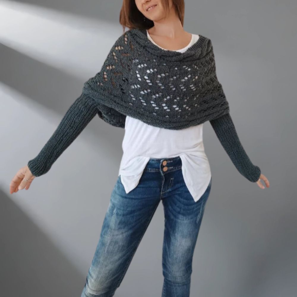 Elora – Stylowa shawl na chłodne dni