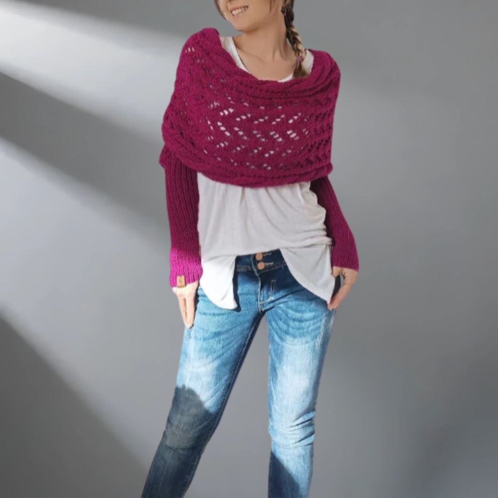 Elora – Stylowa shawl na chłodne dni