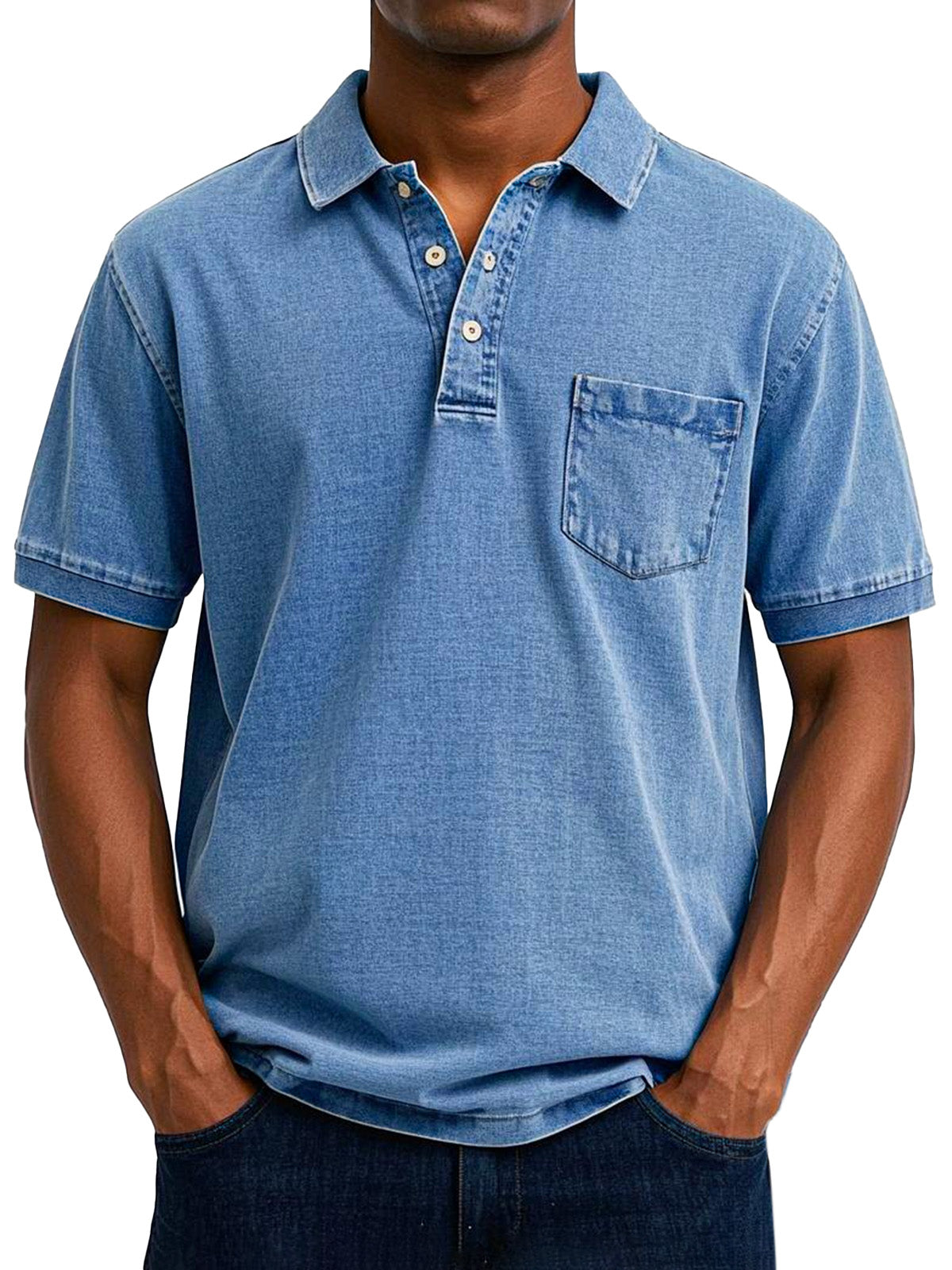 Benedykt – Męska koszulka polo w stylu vintage casual