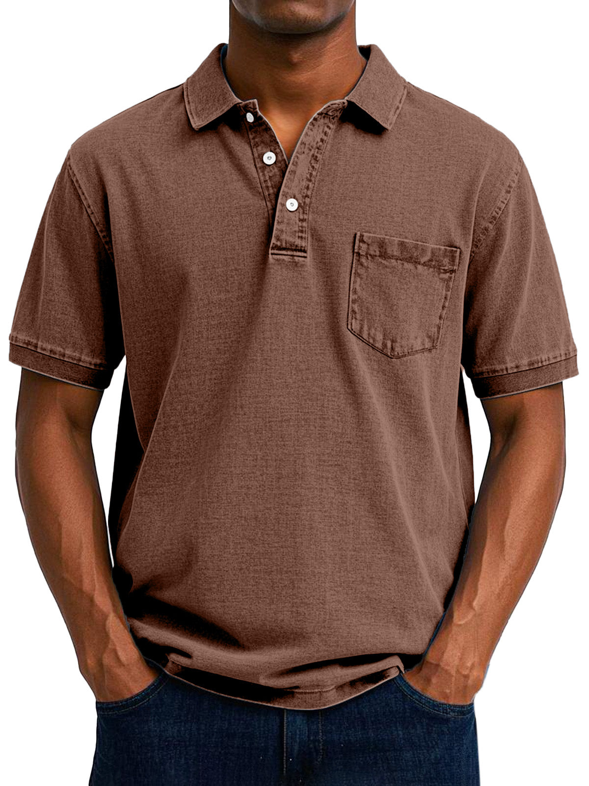 Benedykt – Męska koszulka polo w stylu vintage casual