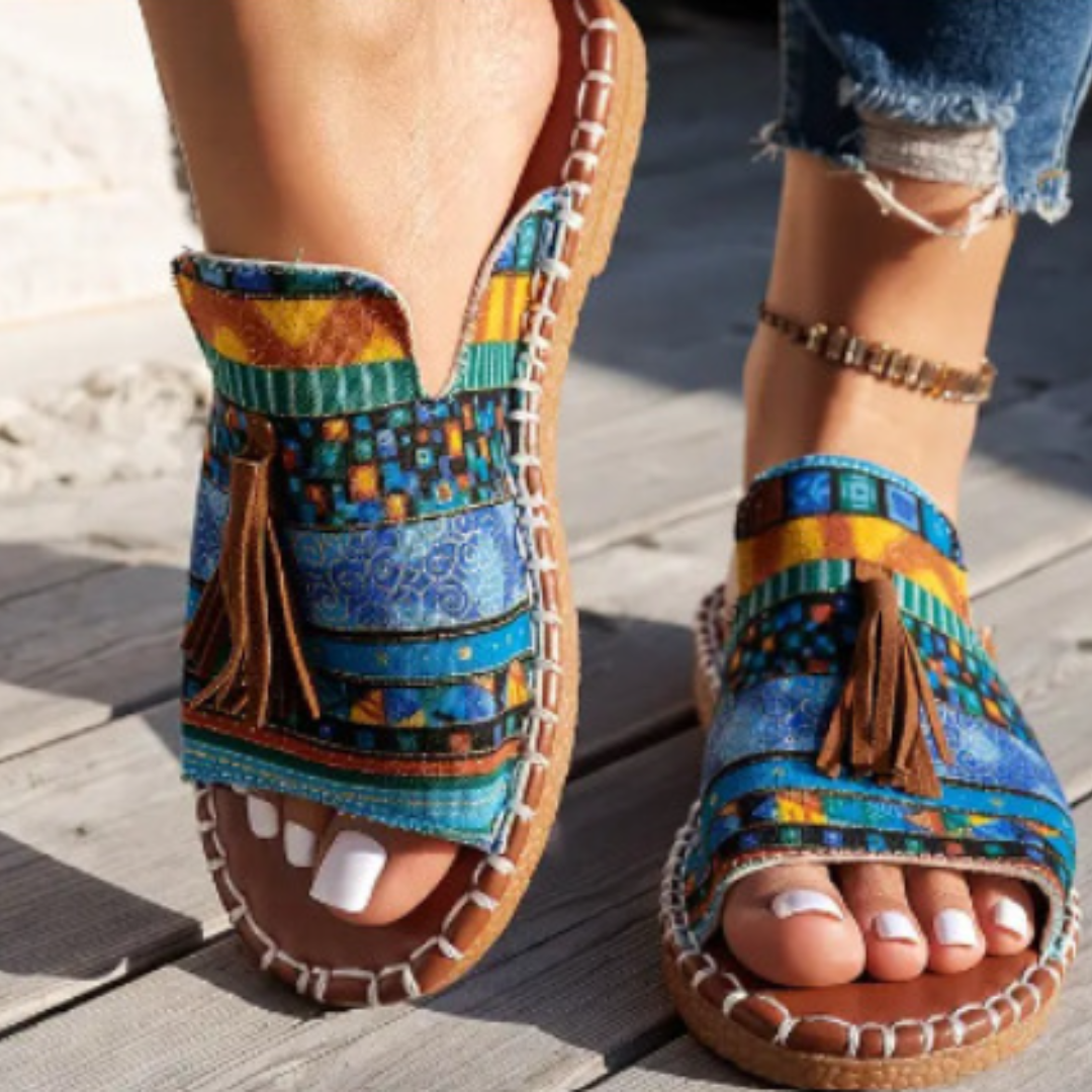 Kaliora – Boho sandały z ortopedycznym wsparciem