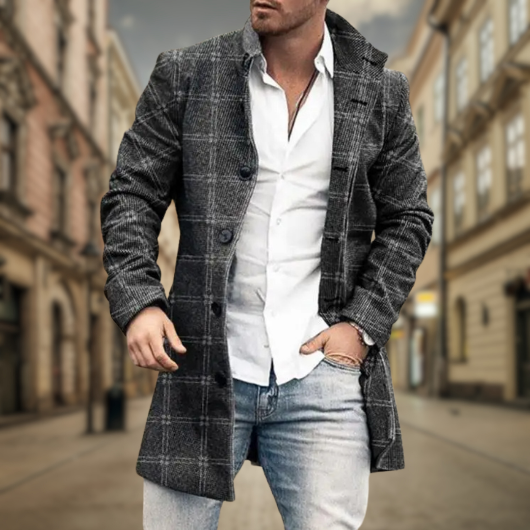 Robert – Elegancki płaszcz męski