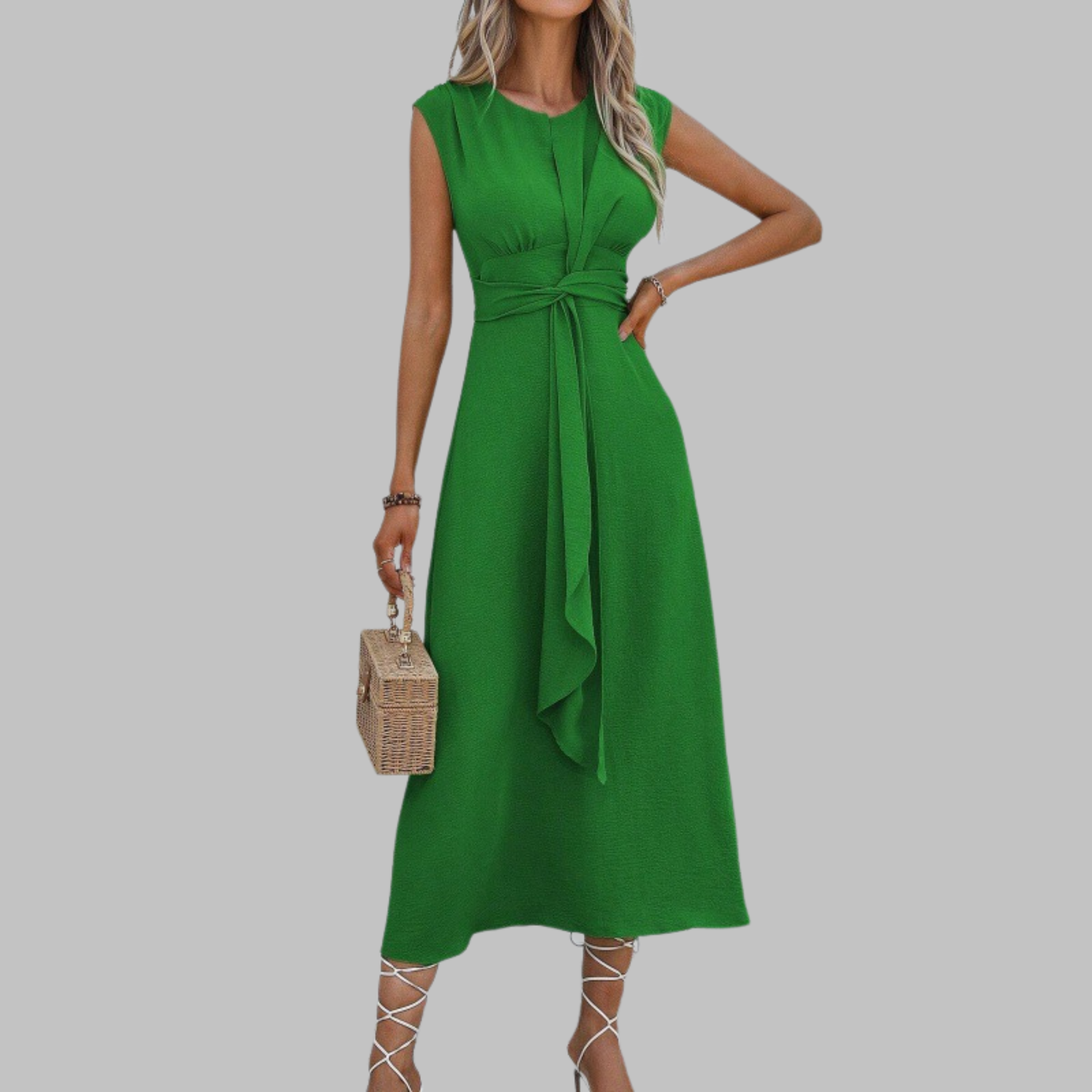 Sonia – Elegancka sukienka maxi bez rękawów