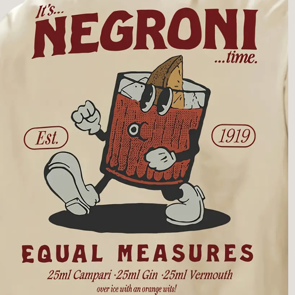 Zdzisław – Koszulka z przepisem na Negroni i retro klimatem