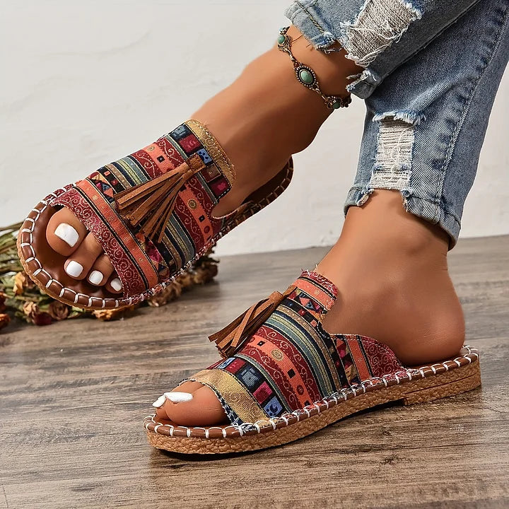 Kaliora – Boho sandały z ortopedycznym wsparciem