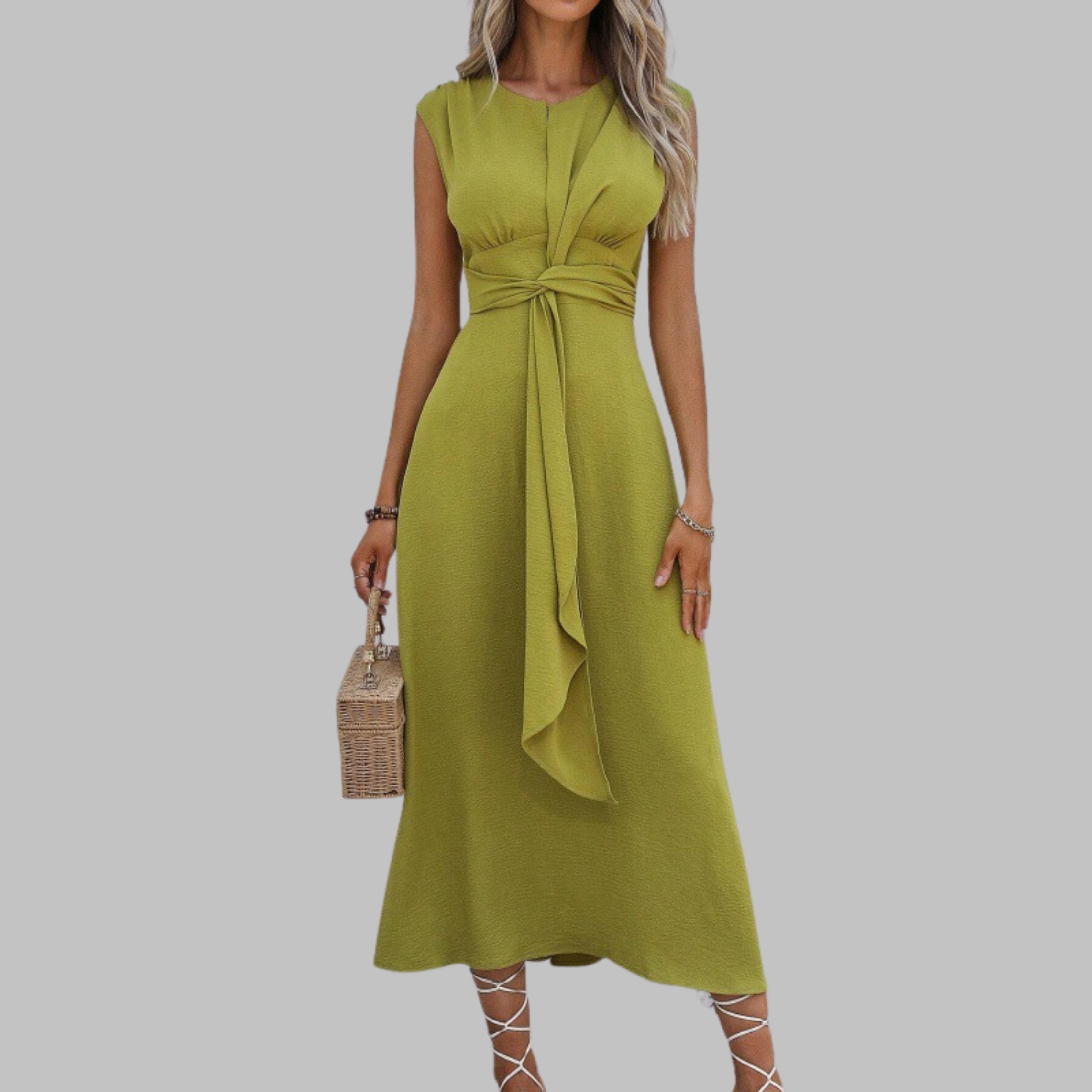 Sonia – Elegancka sukienka maxi bez rękawów