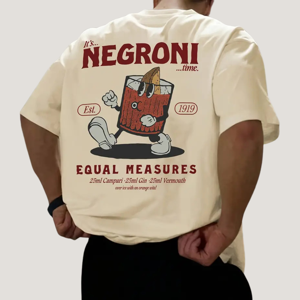 Zdzisław – Koszulka z przepisem na Negroni i retro klimatem