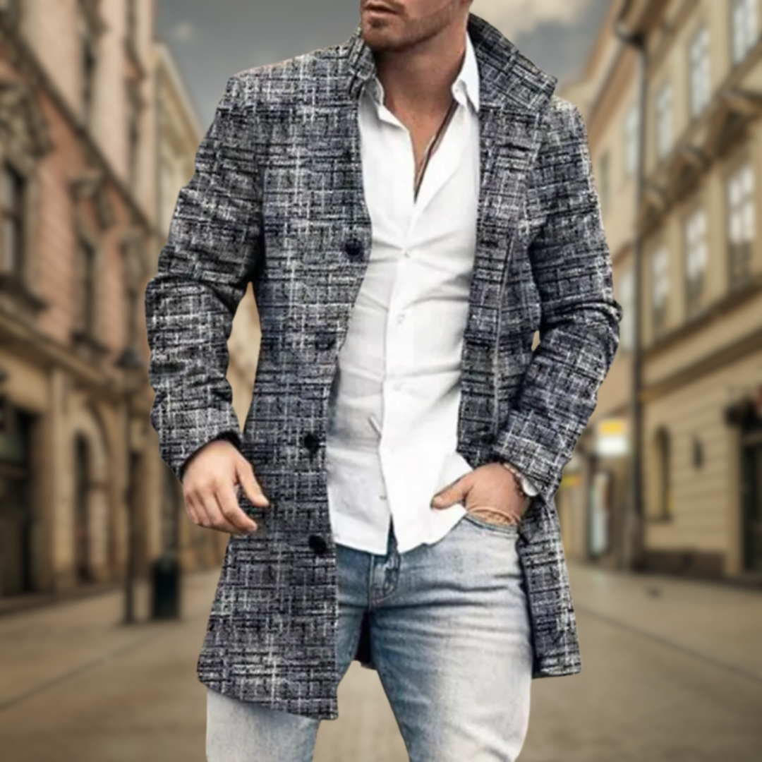 Robert – Elegancki płaszcz męski