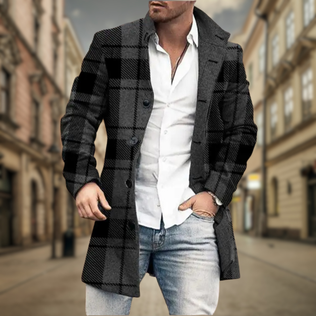Robert – Elegancki płaszcz męski