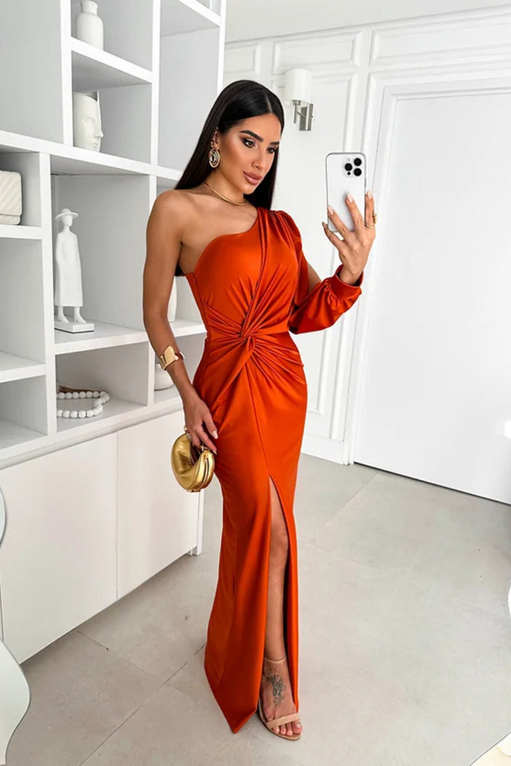Lucia - Satynowa sukienka Valentina