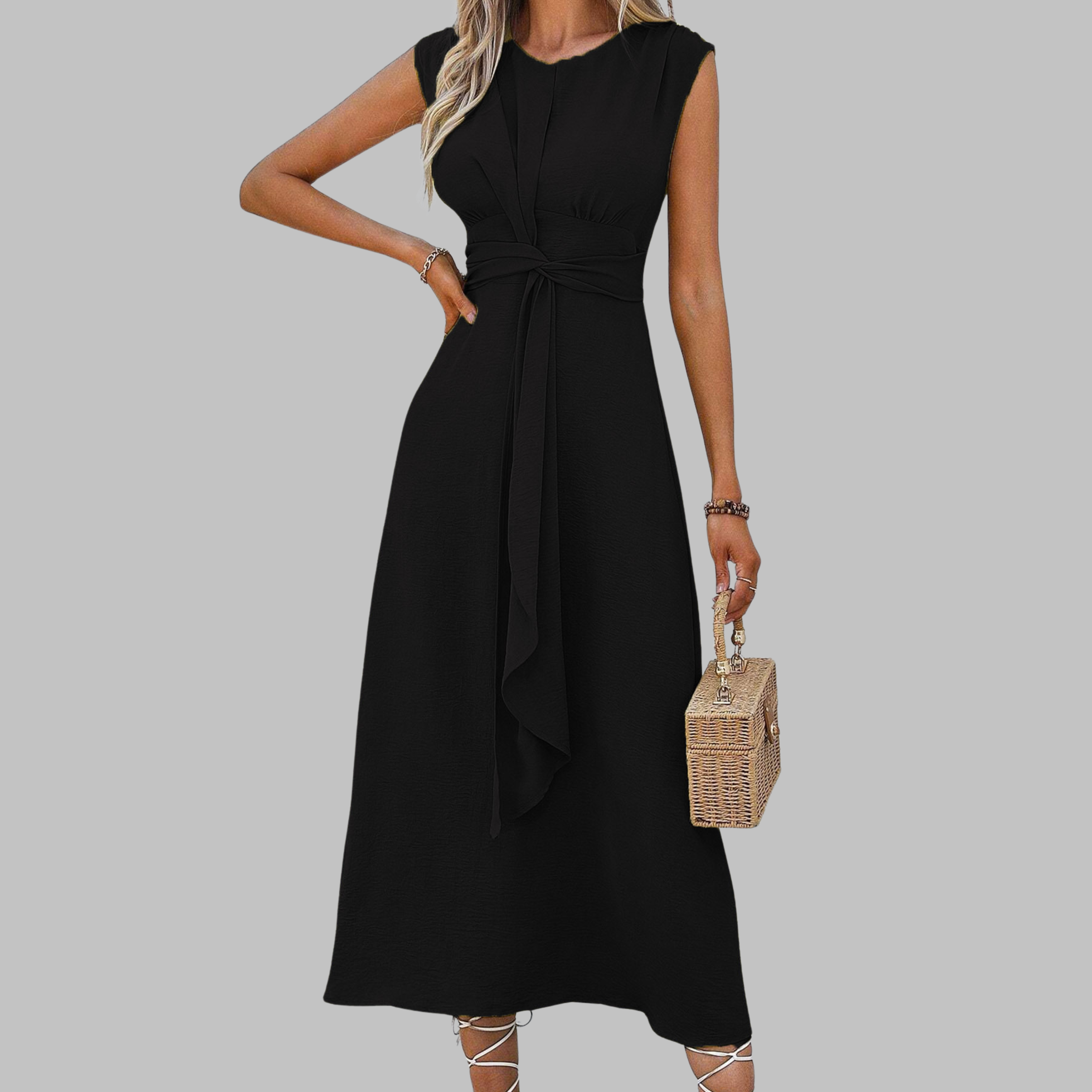 Sonia – Elegancka sukienka maxi bez rękawów