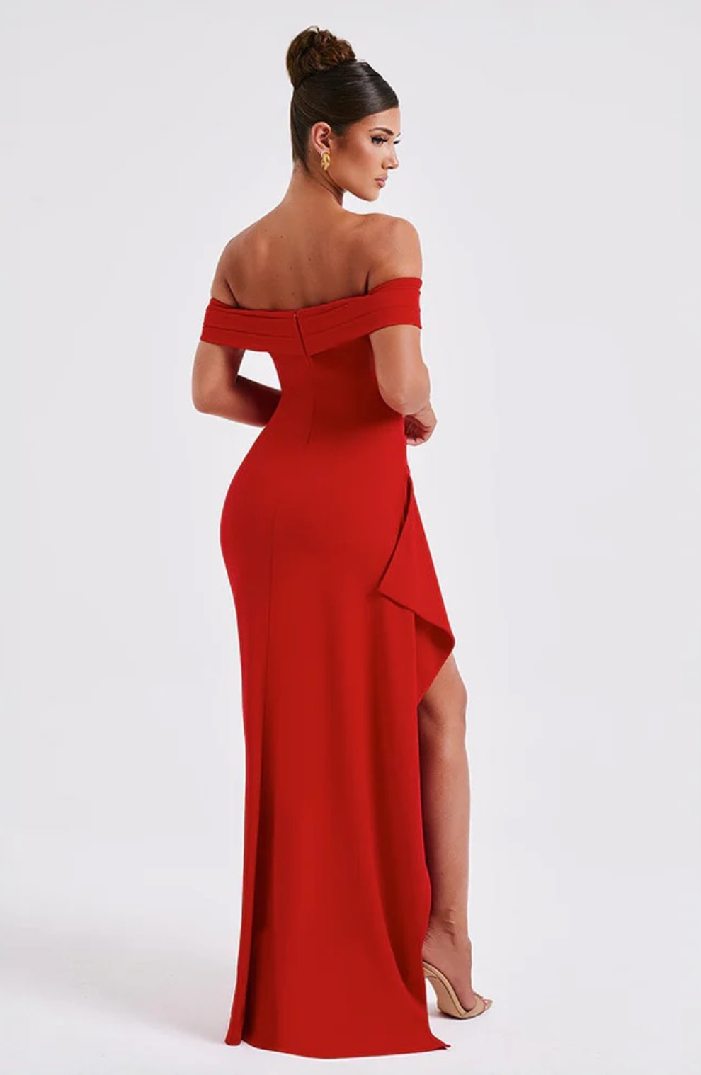 Rilena – Letnia sukienka maxi z rozcięciem
