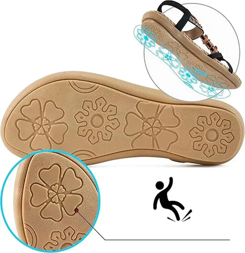 Alivira – Wegańskie sandały ortopedyczne Comfort+ z platformą