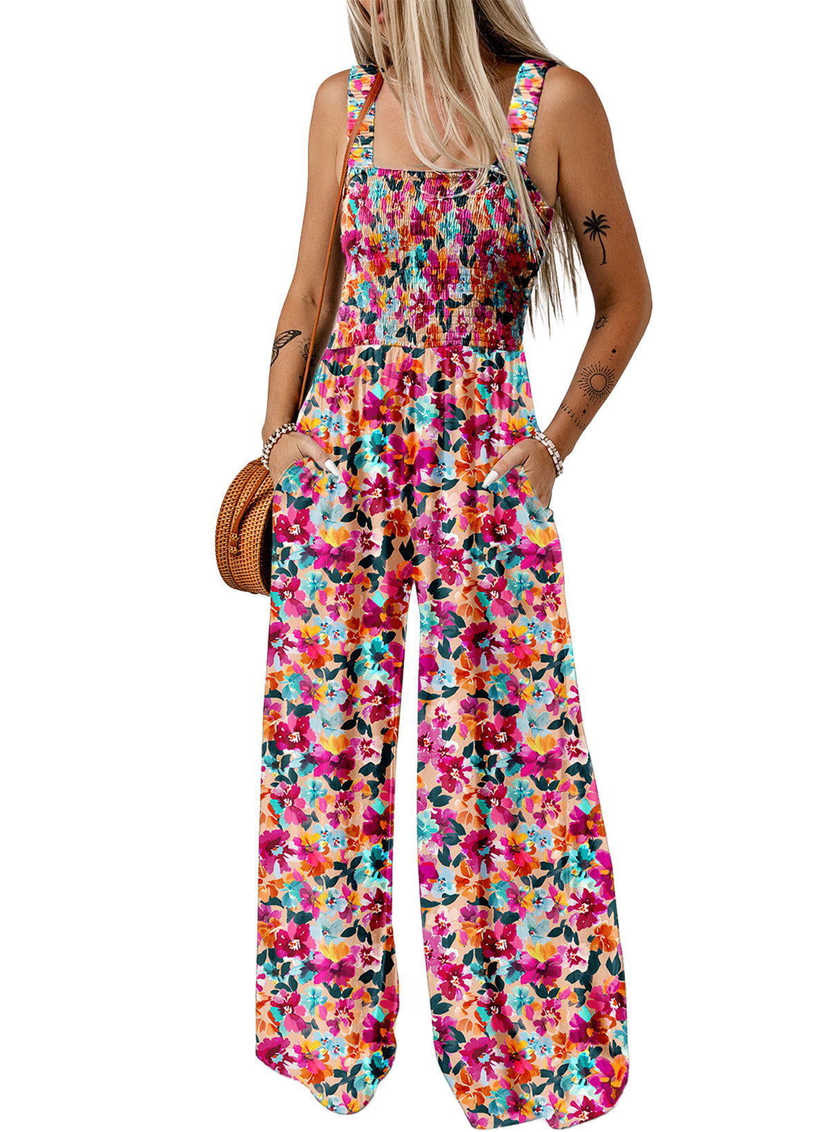 Jaglina – Zwiewna sukienka boho z kwiatowym nadrukiem