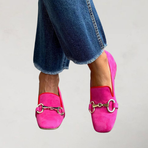 Alivira - Wsuwane loafersy z metalową klamrą