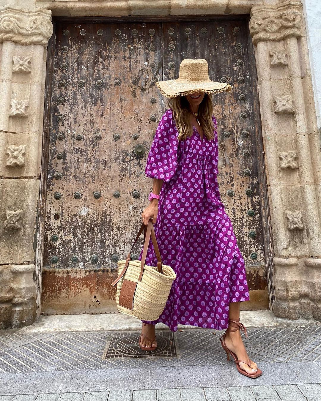Velaria – Letnia sukienka boho maxi z dekoltem w serek