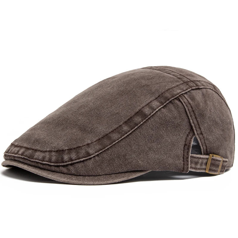 Jakub – Stylowa czapka typu flat cap na każdą porę roku