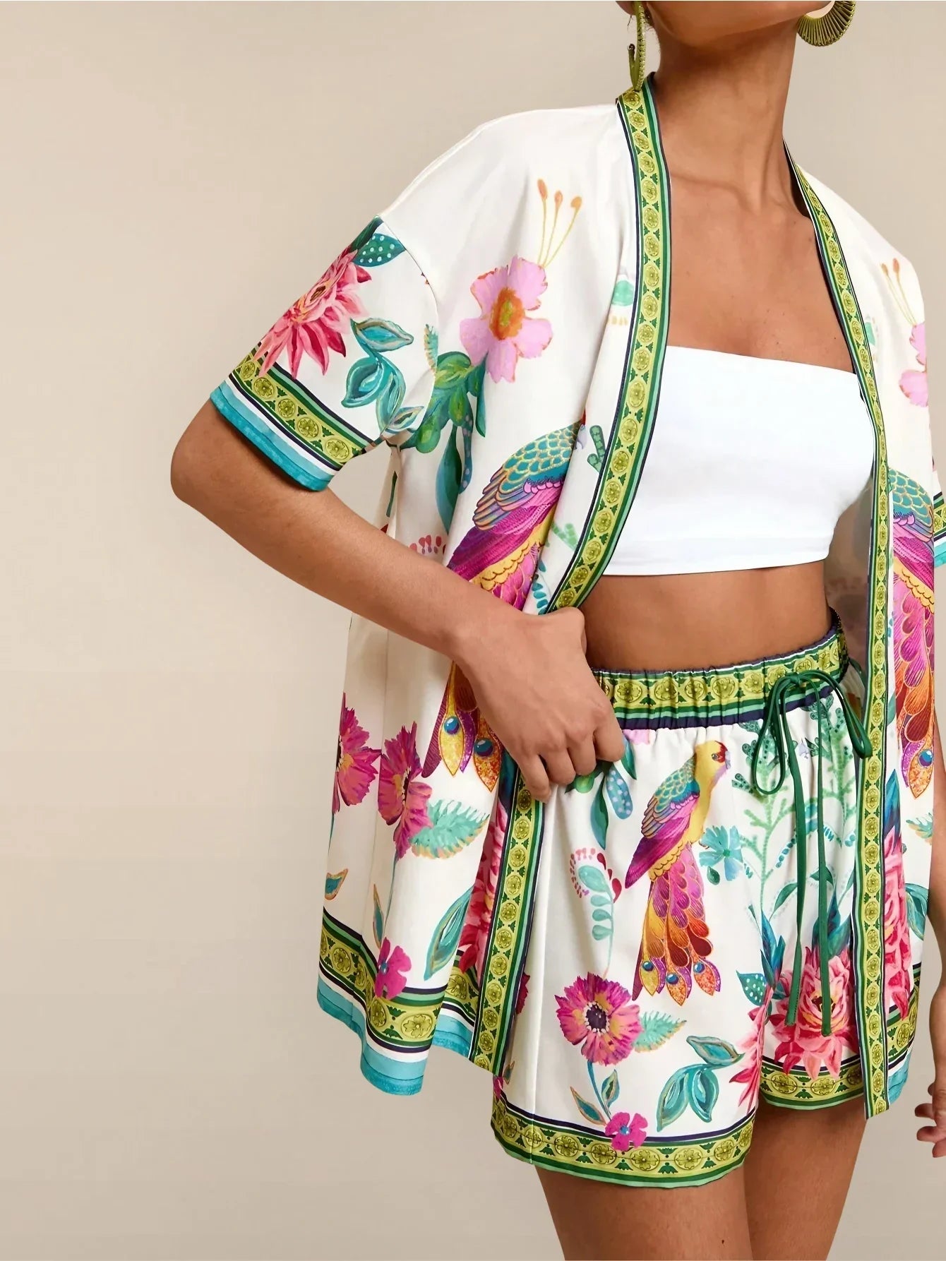 Koralina – Letni komplet casual Sekretny Ogród
