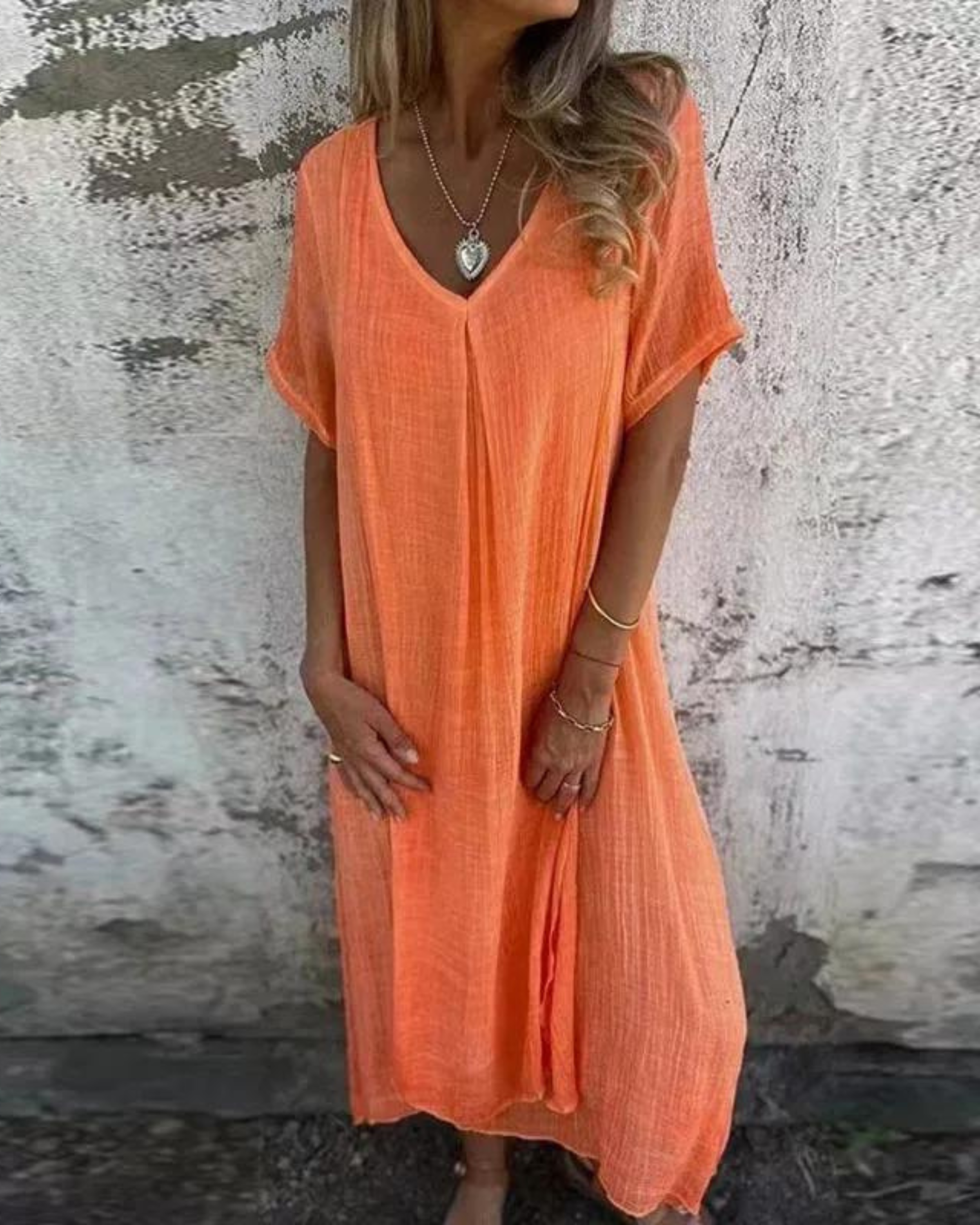 Ola – Letnia sukienka boho z lnu
