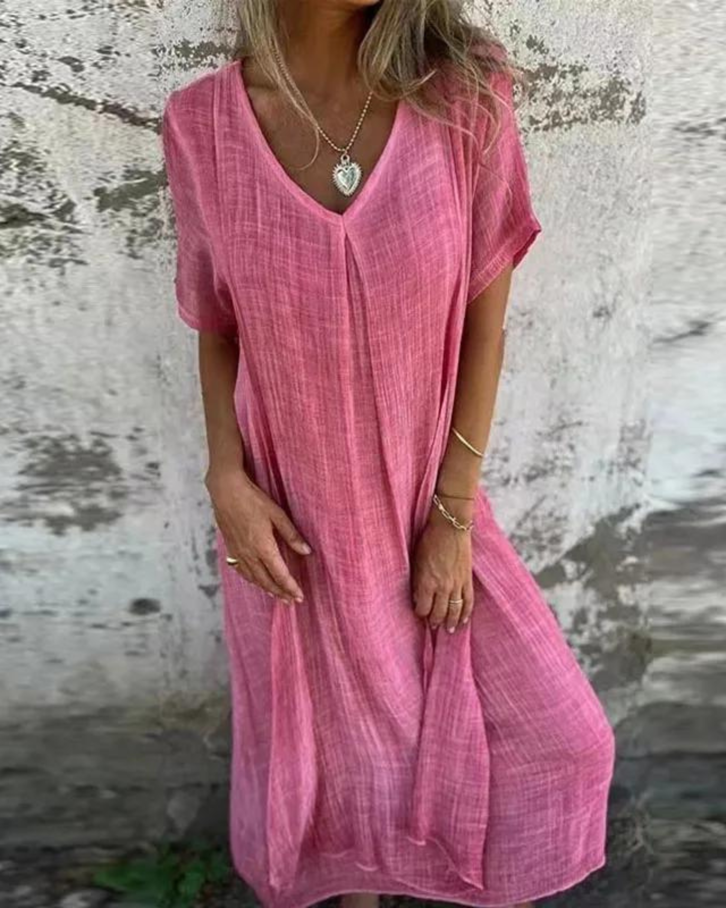 Ola – Letnia sukienka boho z lnu