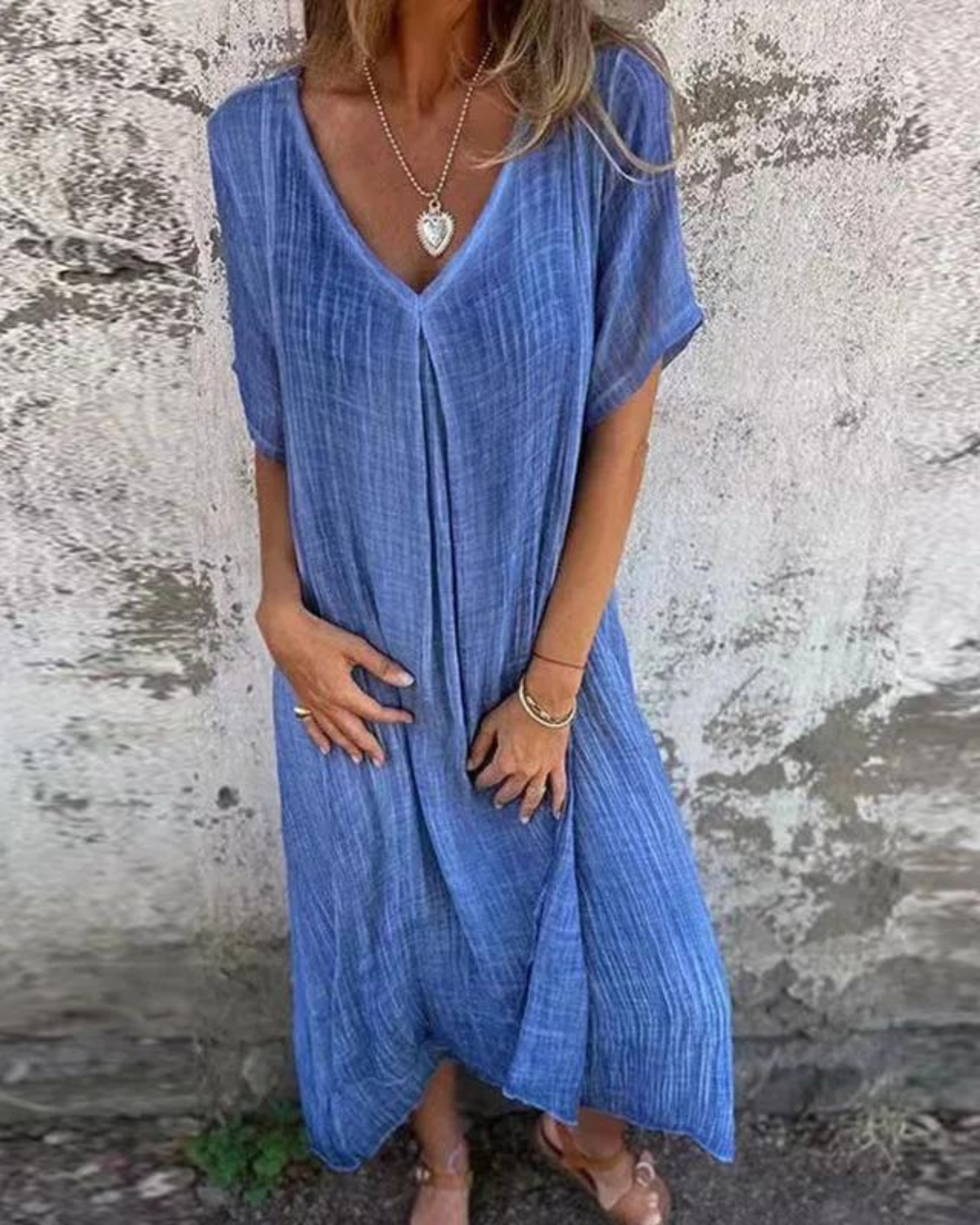 Ola – Letnia sukienka boho z lnu