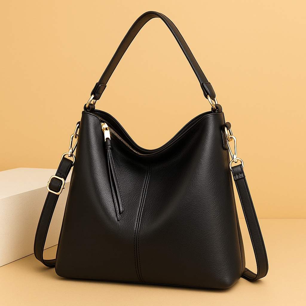 Justyna - Skórzana torba typu hobo