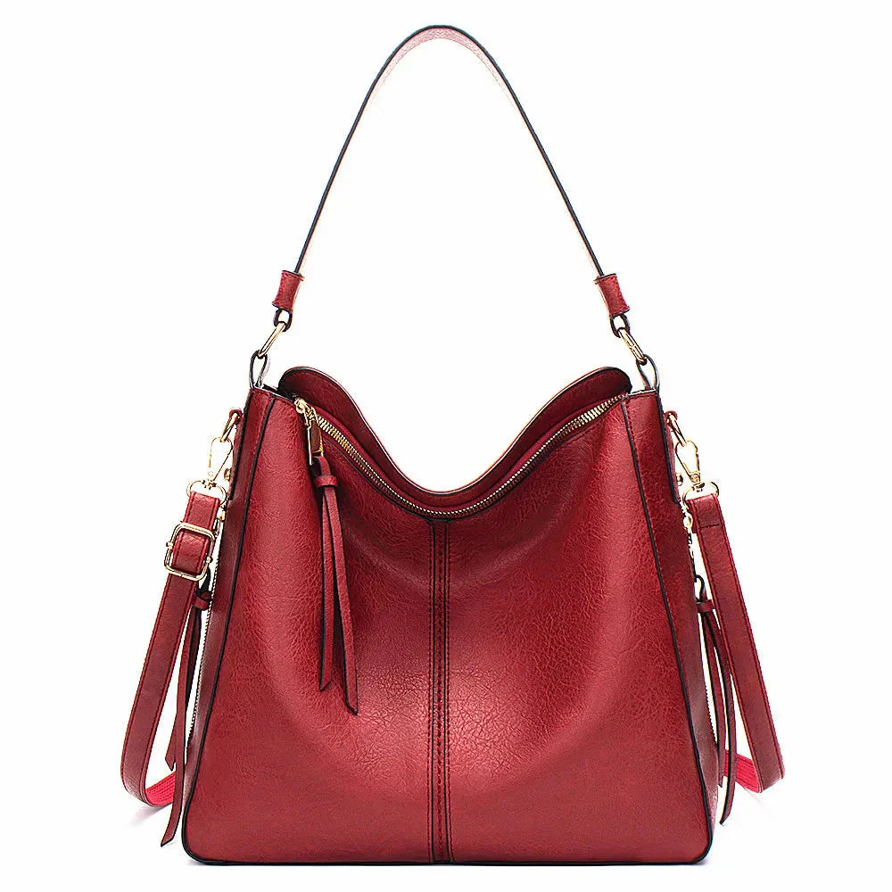 Justyna - Skórzana torba typu hobo