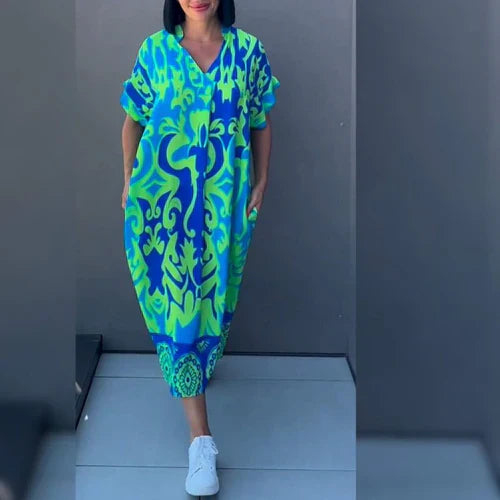 Virelia – Elegancka sukienka w kwiaty