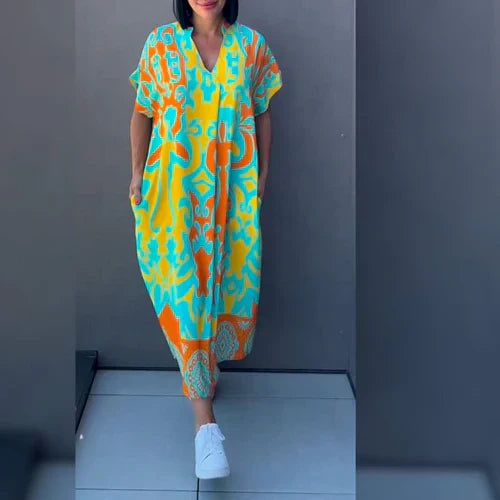 Virelia – Elegancka sukienka w kwiaty