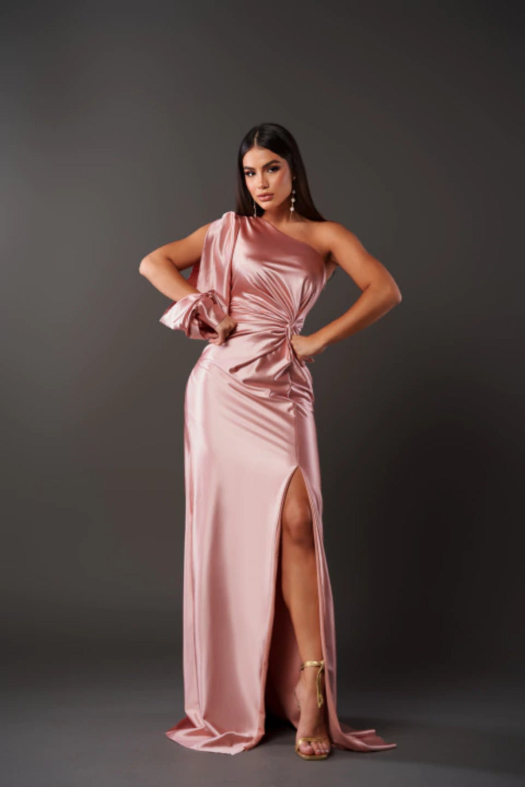 Lucia - Satynowa sukienka Valentina