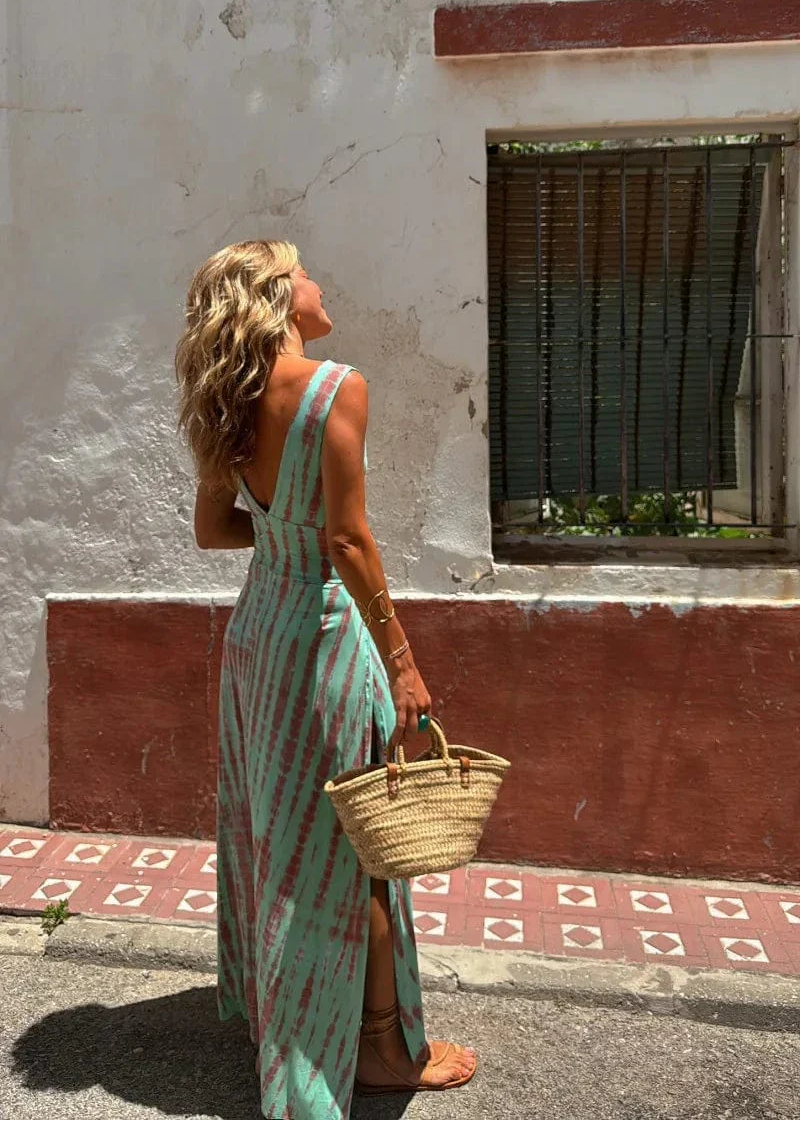 Ysalena – Zwiewna sukienka tie-dye w stylu boho