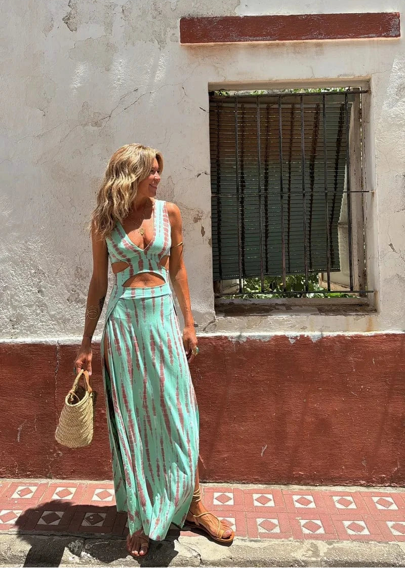 Ysalena – Zwiewna sukienka tie-dye w stylu boho