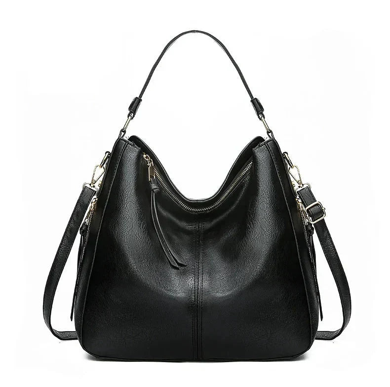 Justyna - Skórzana torba typu hobo